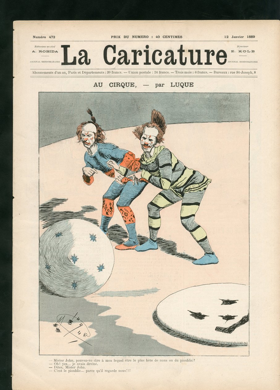 Karikatür (1880) by Manuel Luque