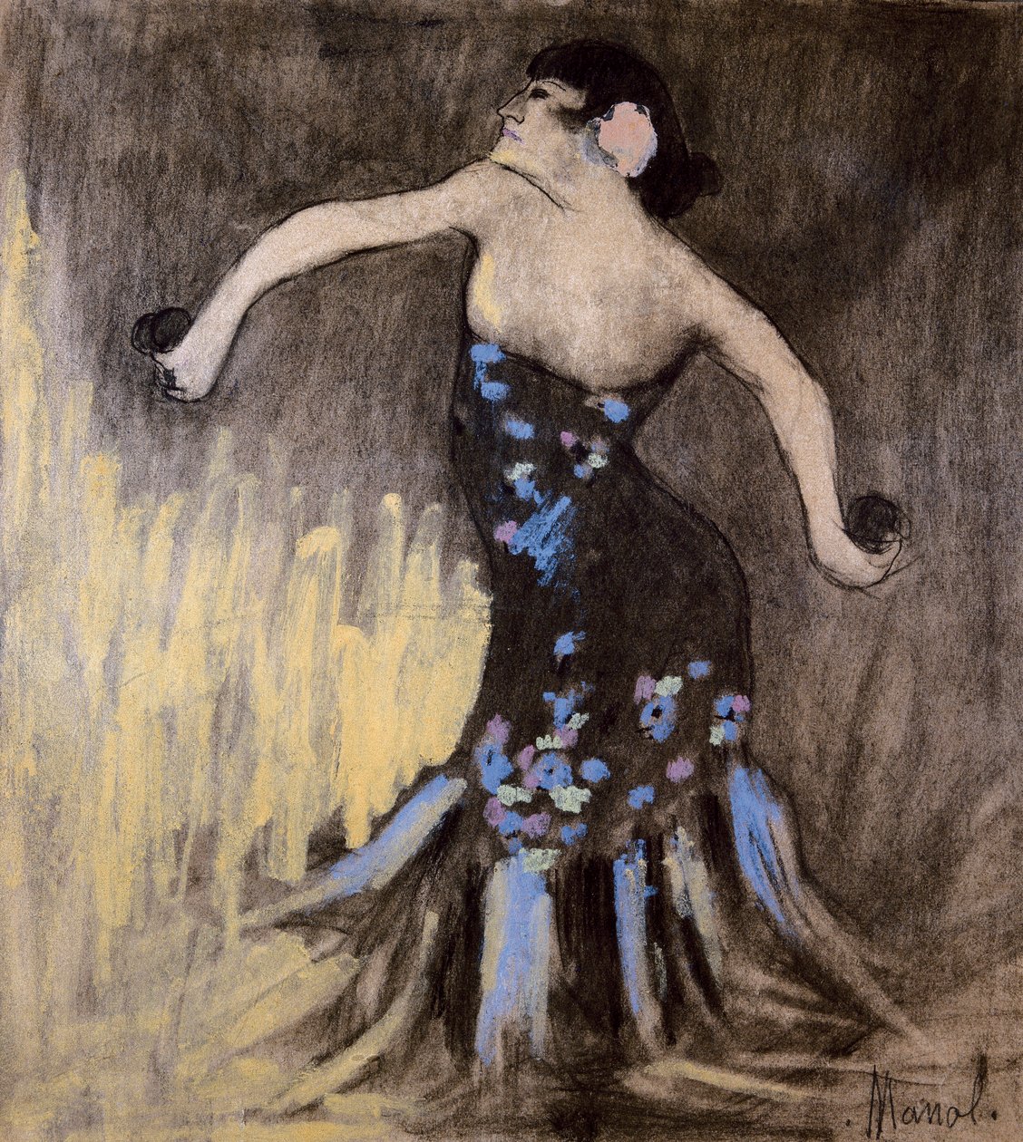 flamenko dansçısı by Manuel Martinez Hugue Manolo