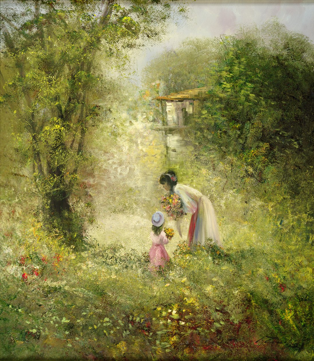 Bahçe Sahnesi (petrol) by Maoliid