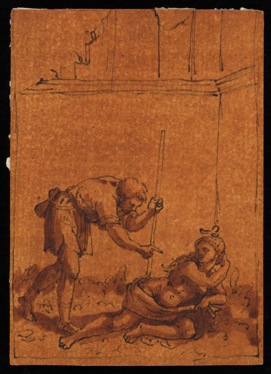 Cymon ve Iphigenia by Marcantonio Raimondi