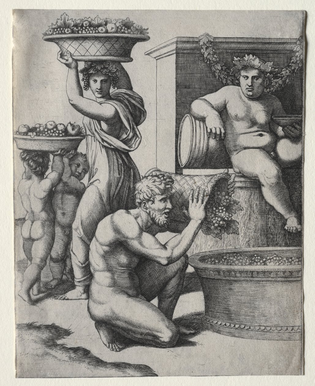 Şarap Basın by Marcantonio Raimondi
