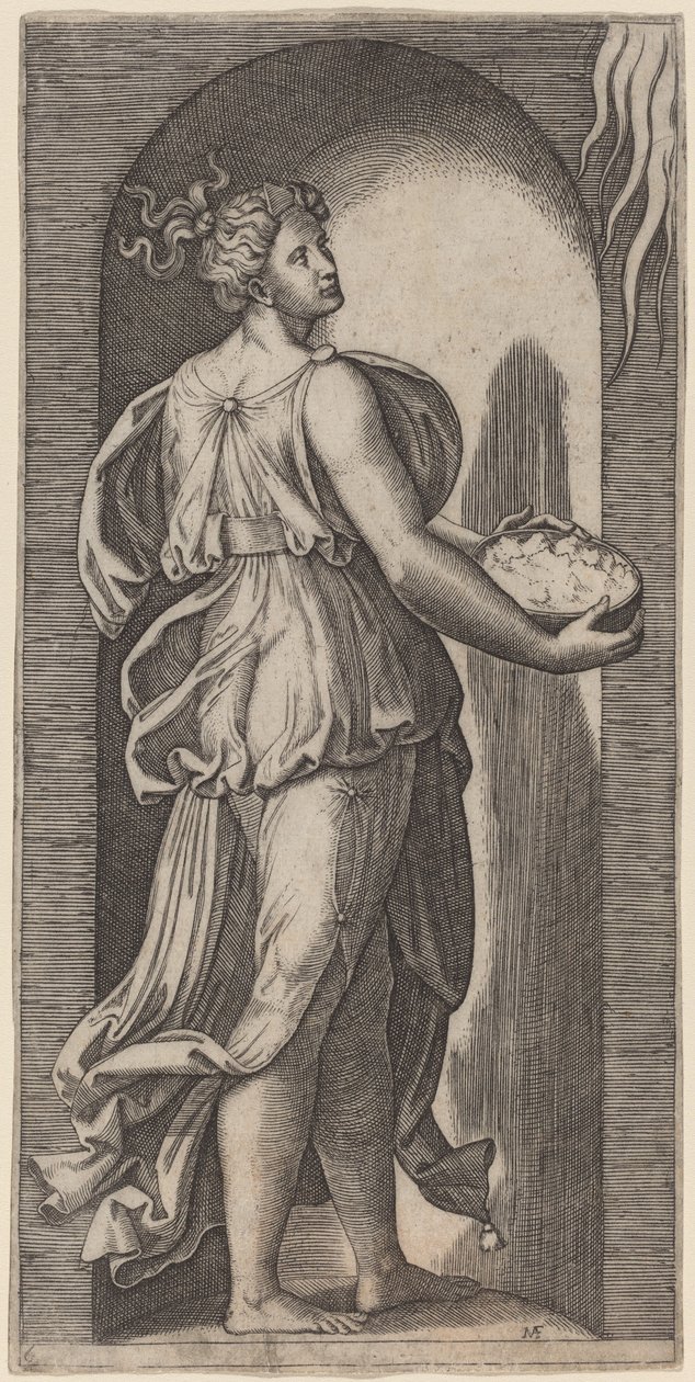 Ümit etmek by Marcantonio Raimondi after Raphael