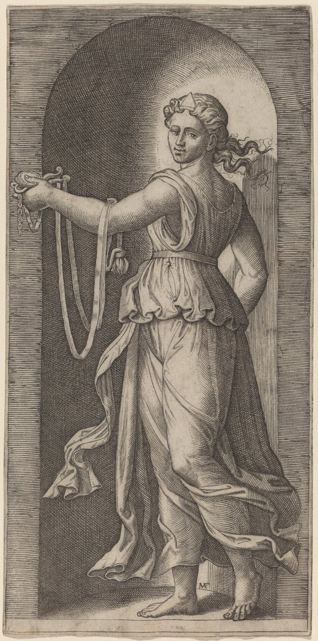 ölçülü by Marcantonio Raimondi after Raphael