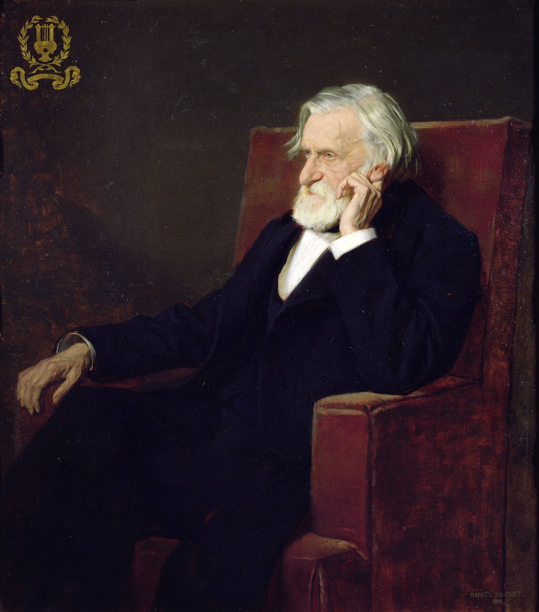 ಆಂಬ್ರೋಸ್ ಥಾಮಸ್ (1811-96) 1895 ಟರ್ಕಿಯ ಭಾವಚಿತ್ರ by Marcel Andre Baschet