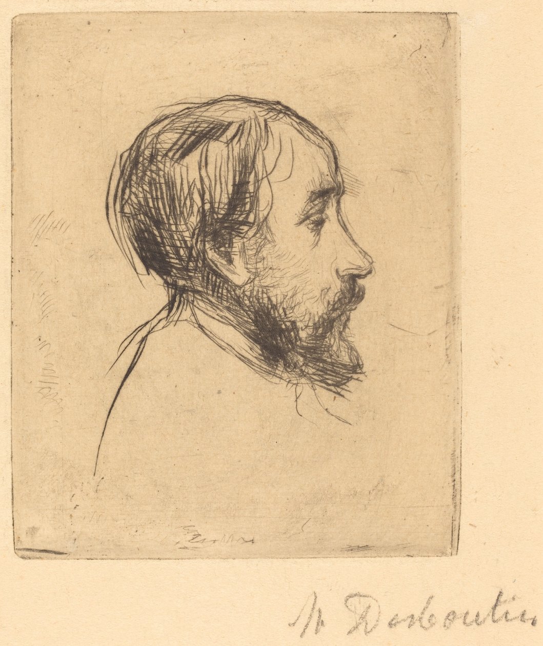 Degas by Marcellin Gilbert Desboutin