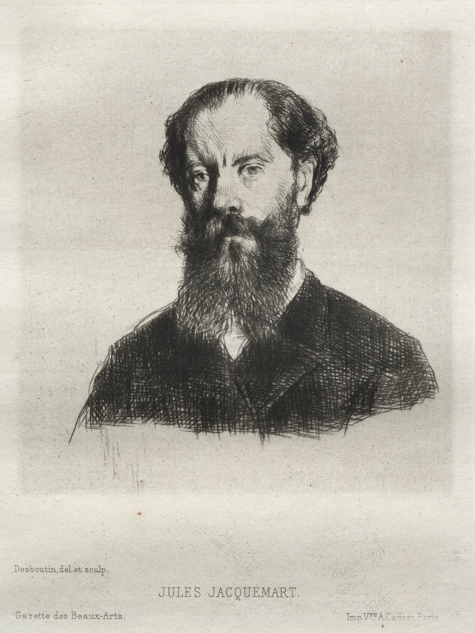 Jules Jacquemart by Marcellin Gilbert Desboutin