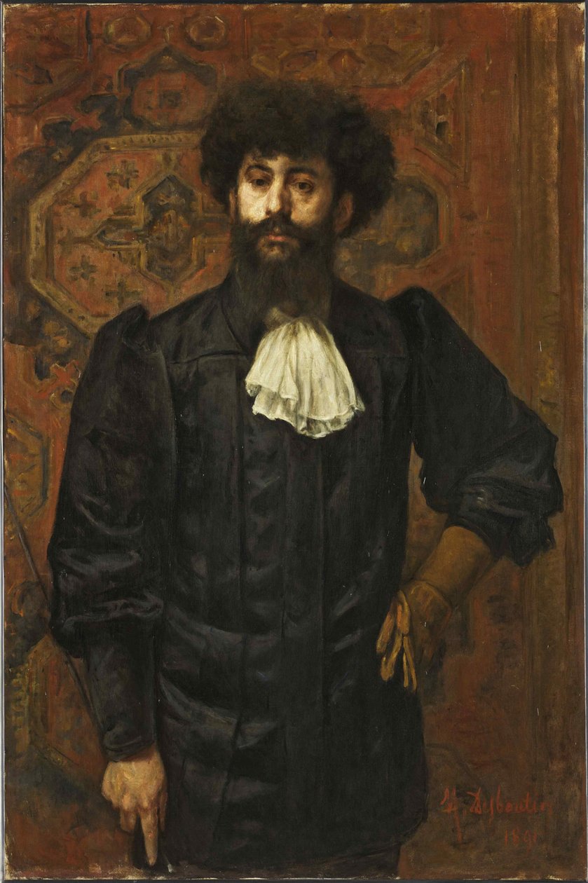 Sar Josephin Peladan 1858-1918, 1891. by Marcellin Gilbert Desboutin