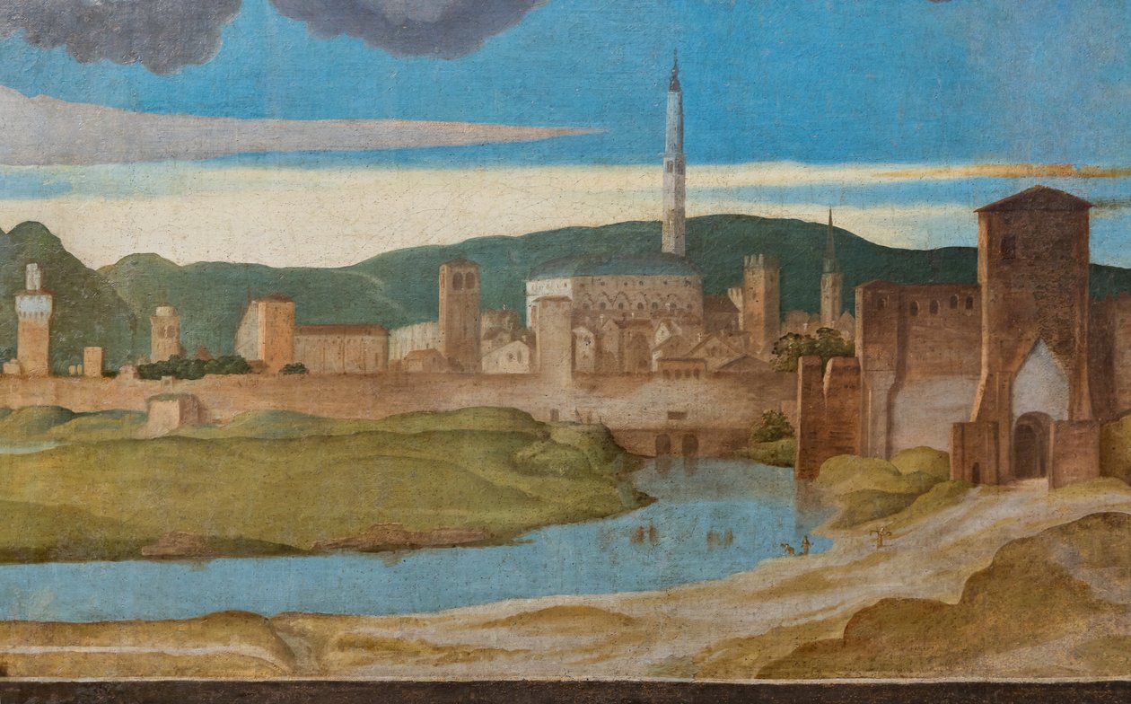 Vicenza şehrinin detayı by Marcello Fogolino