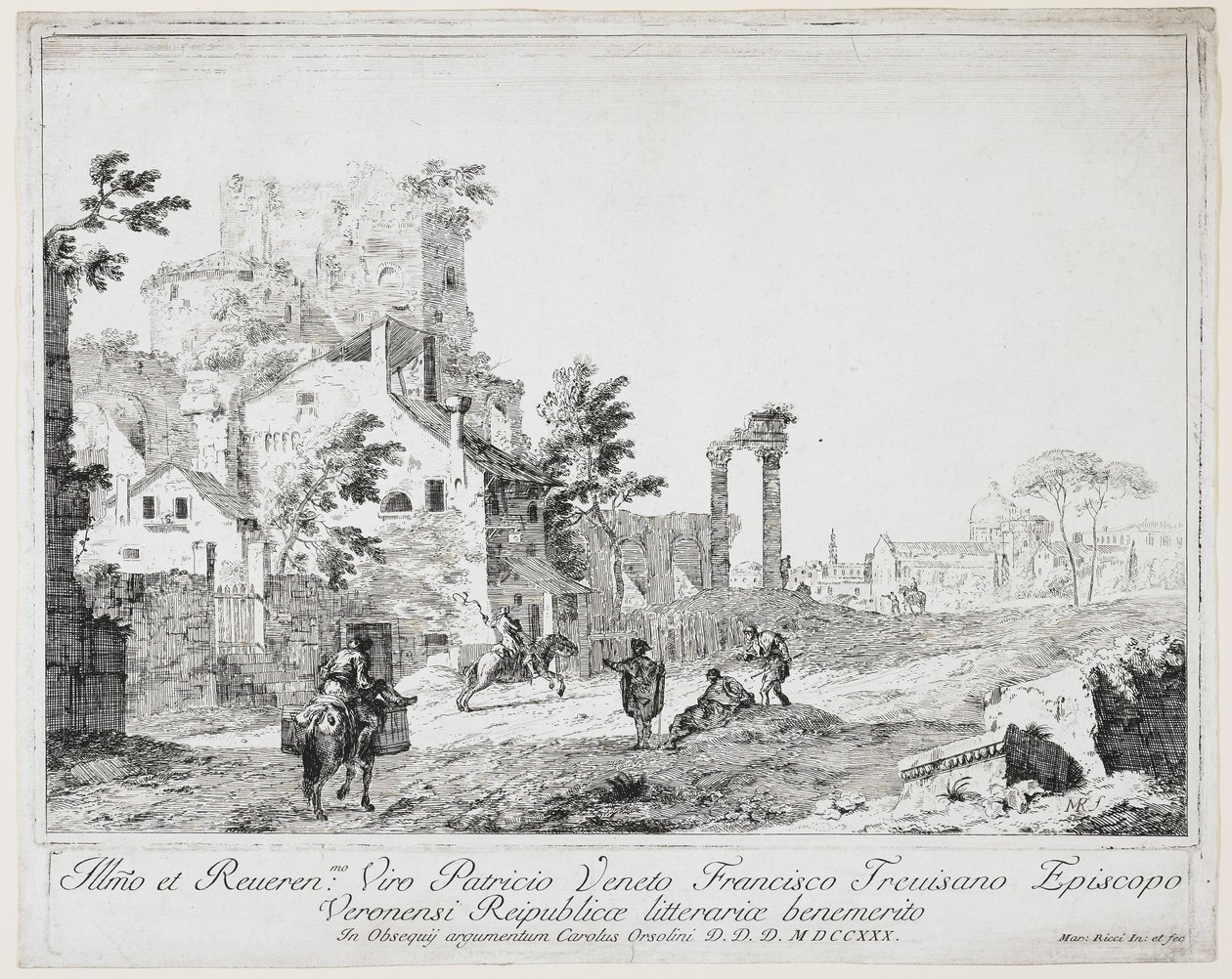 Köy Köyü Yolu, 1730 by Marco Ricci