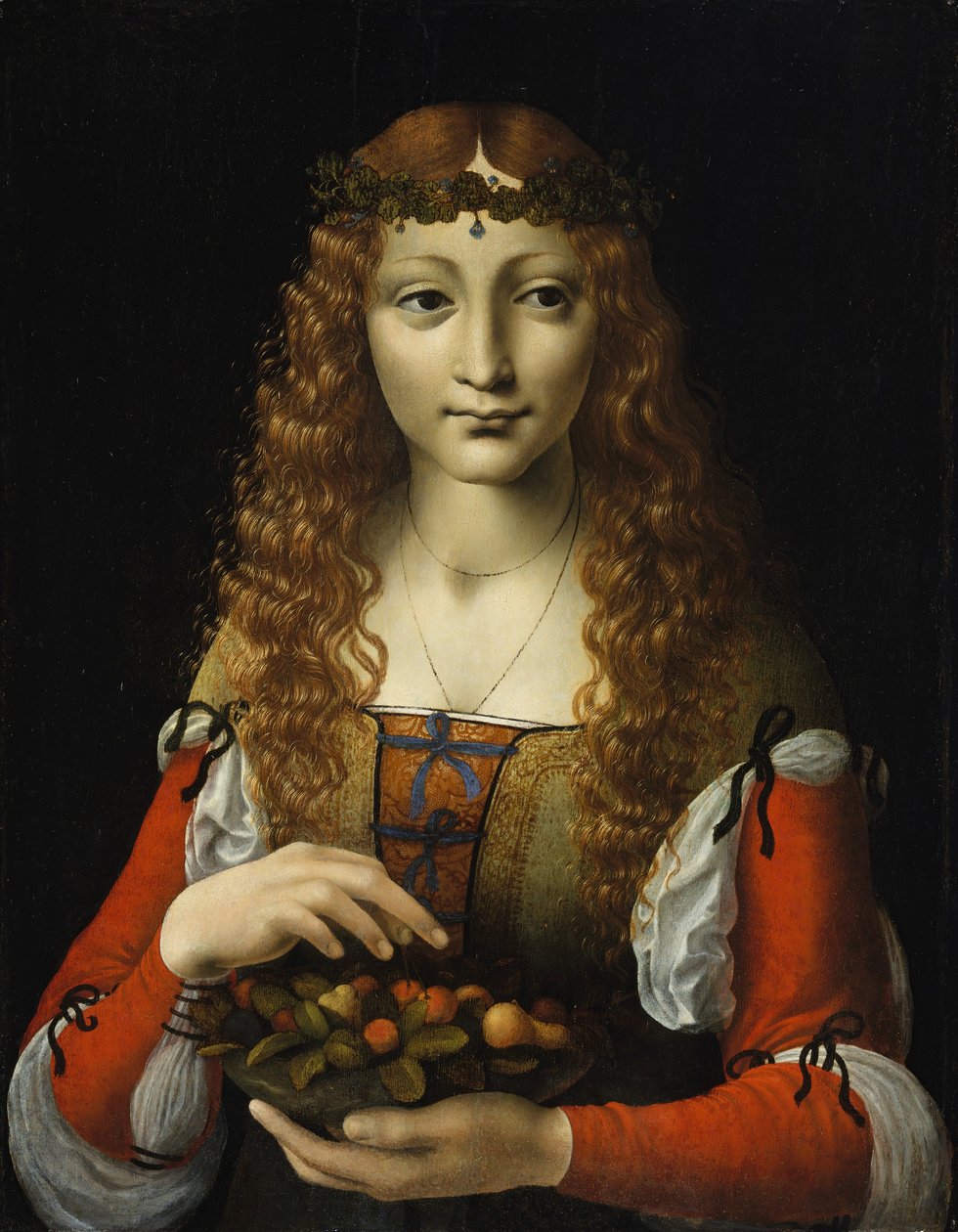 Kirazlı Kız, ca. 1491-95. by Marco d
