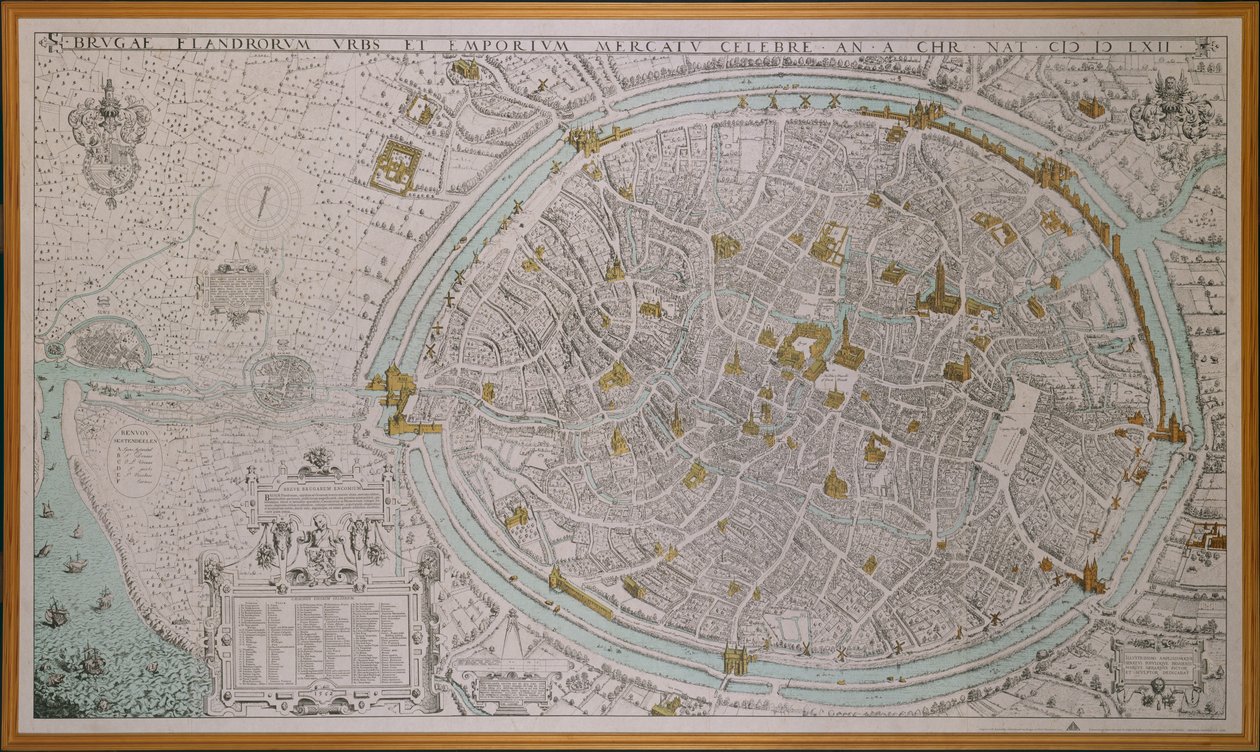 Brugge Şehri by Marcus the Elder Gheeraerts