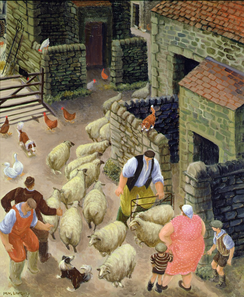 Çiftlik avlusu by Margaret Loxton