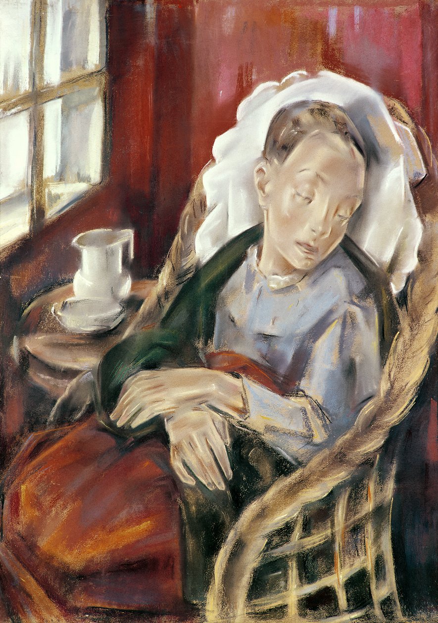 Nekahat Dönemi, 1930 (karttaki pastel) by Maria Blanchard