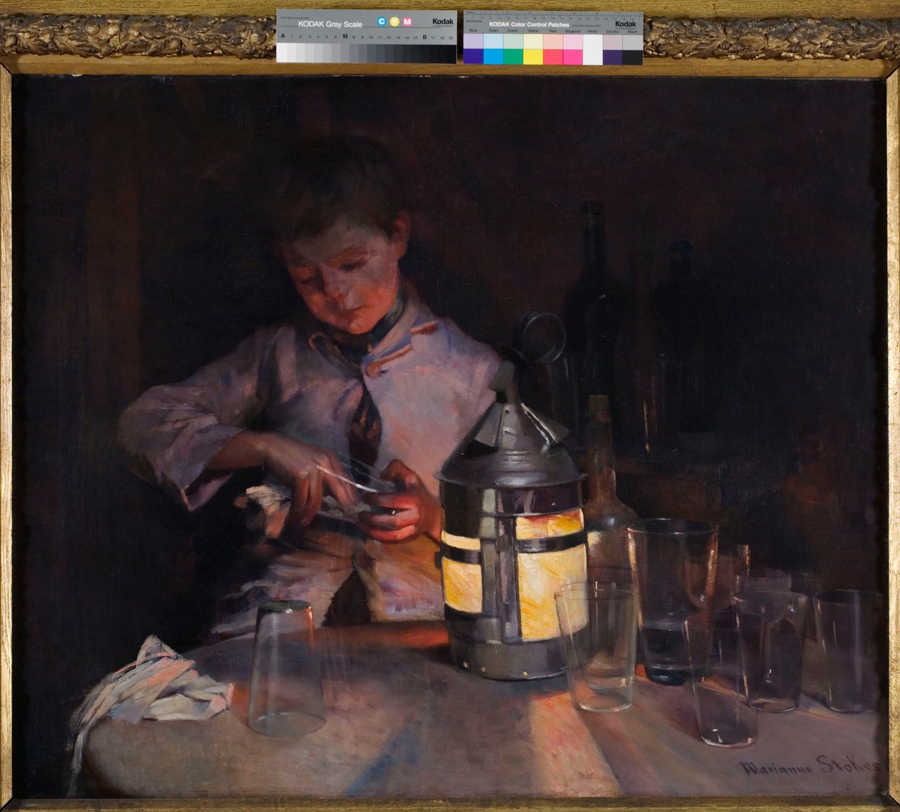 Fener Işığı, 1888 by Marianne Stokes