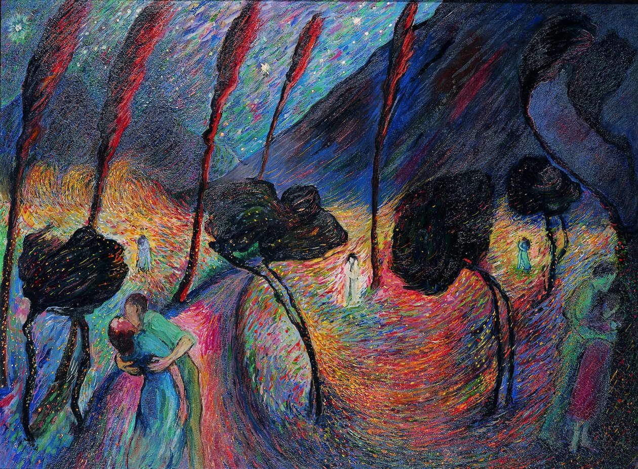 Aşk Döngüsü, c. 1917. by Marianne von Werefkin
