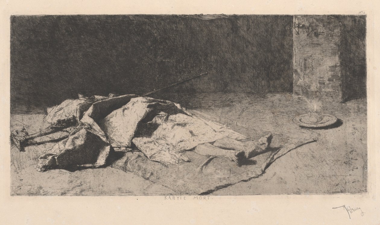 Ölü Kabile by Marià Fortuny