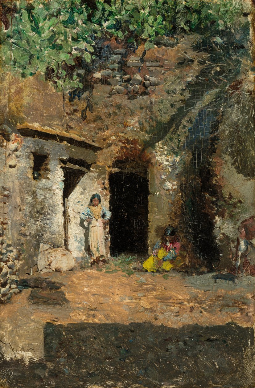 Çingene Mağaraları, Granada by Marià Fortuny