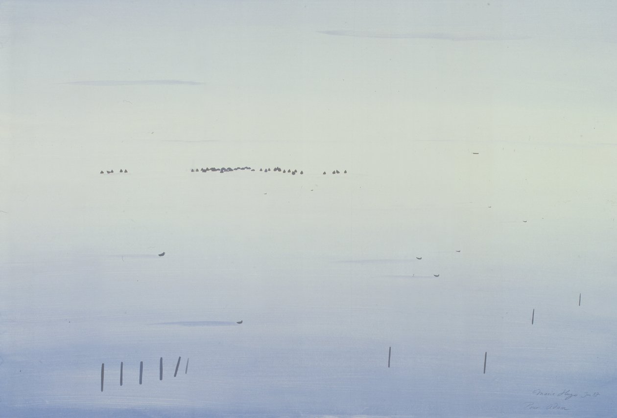 Le Vaccares, 1987 by Marie Hugo