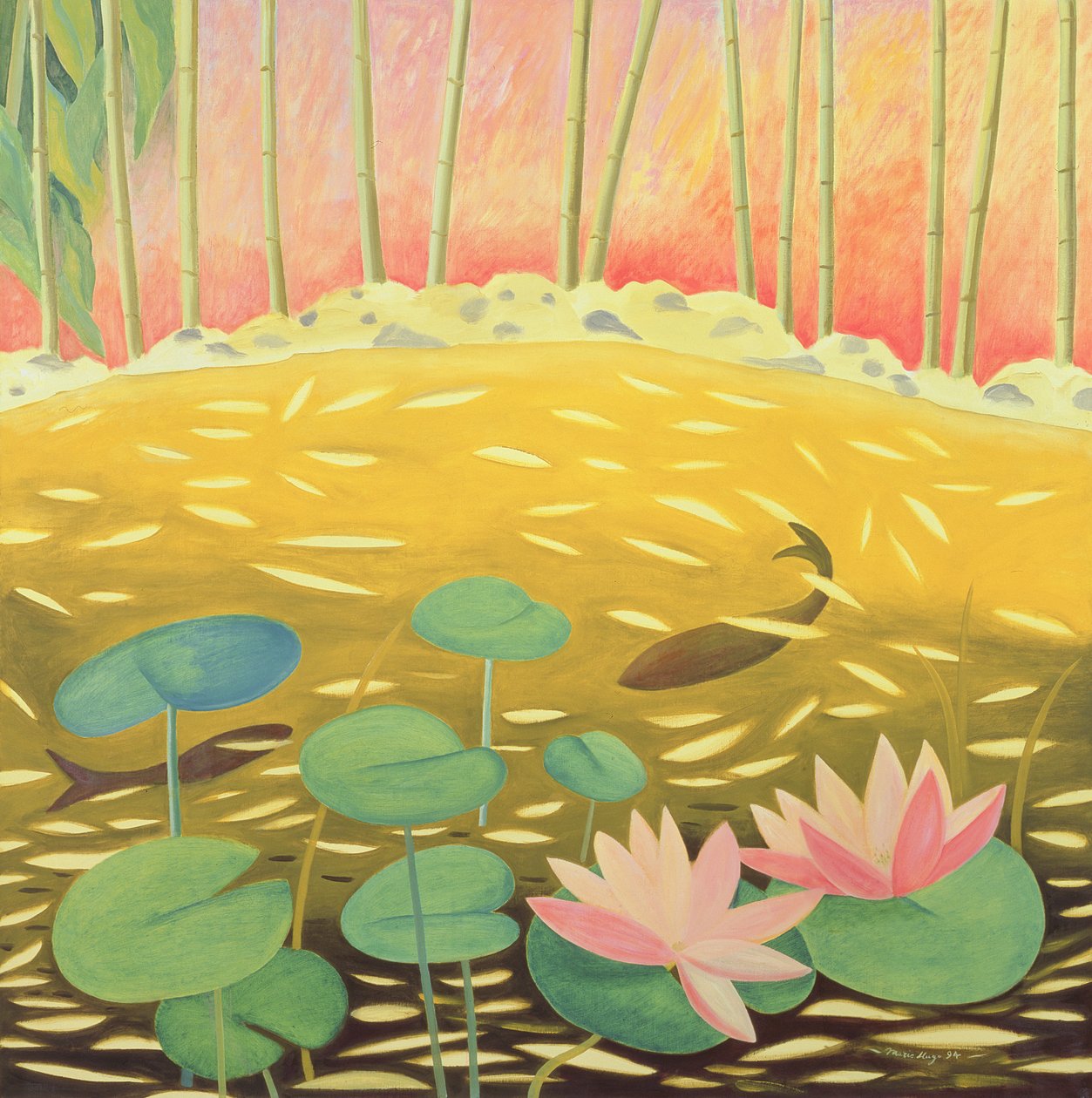 Nilüfer Göleti III, 1994 by Marie Hugo