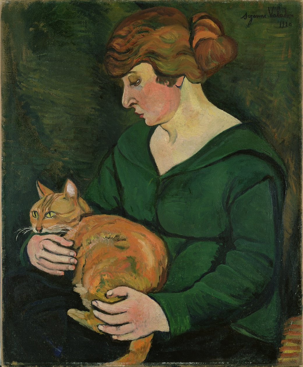 Louison ve Raminou, 1920 by Marie Clementine (Suzanne) Valadon