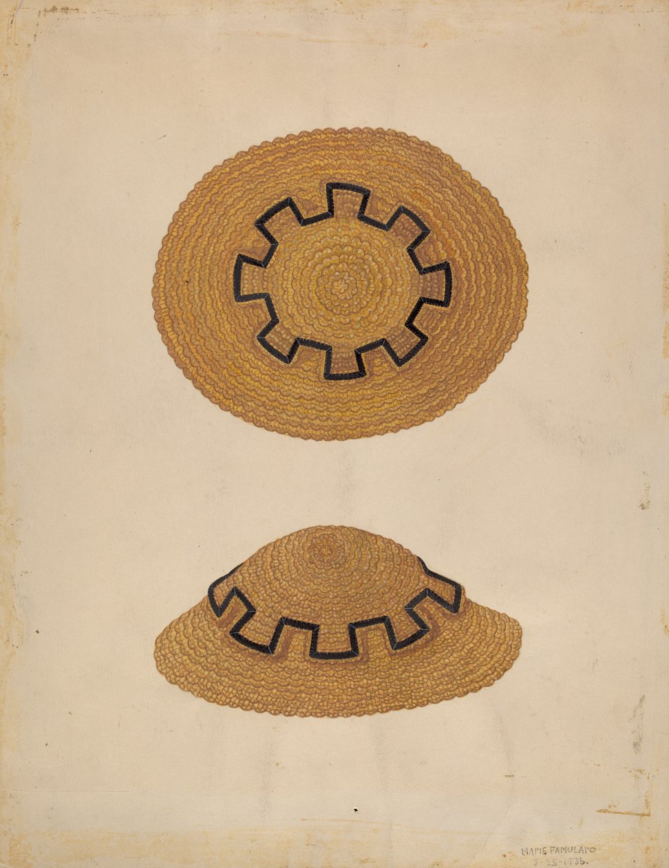Çocuk Şapkası, 1936. by Marie Famularo