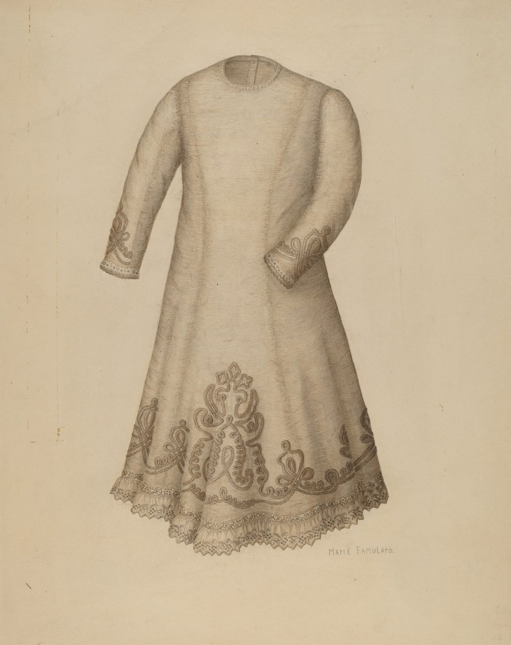 Bebek Elbisesi, c. 1938. by Marie Famularo