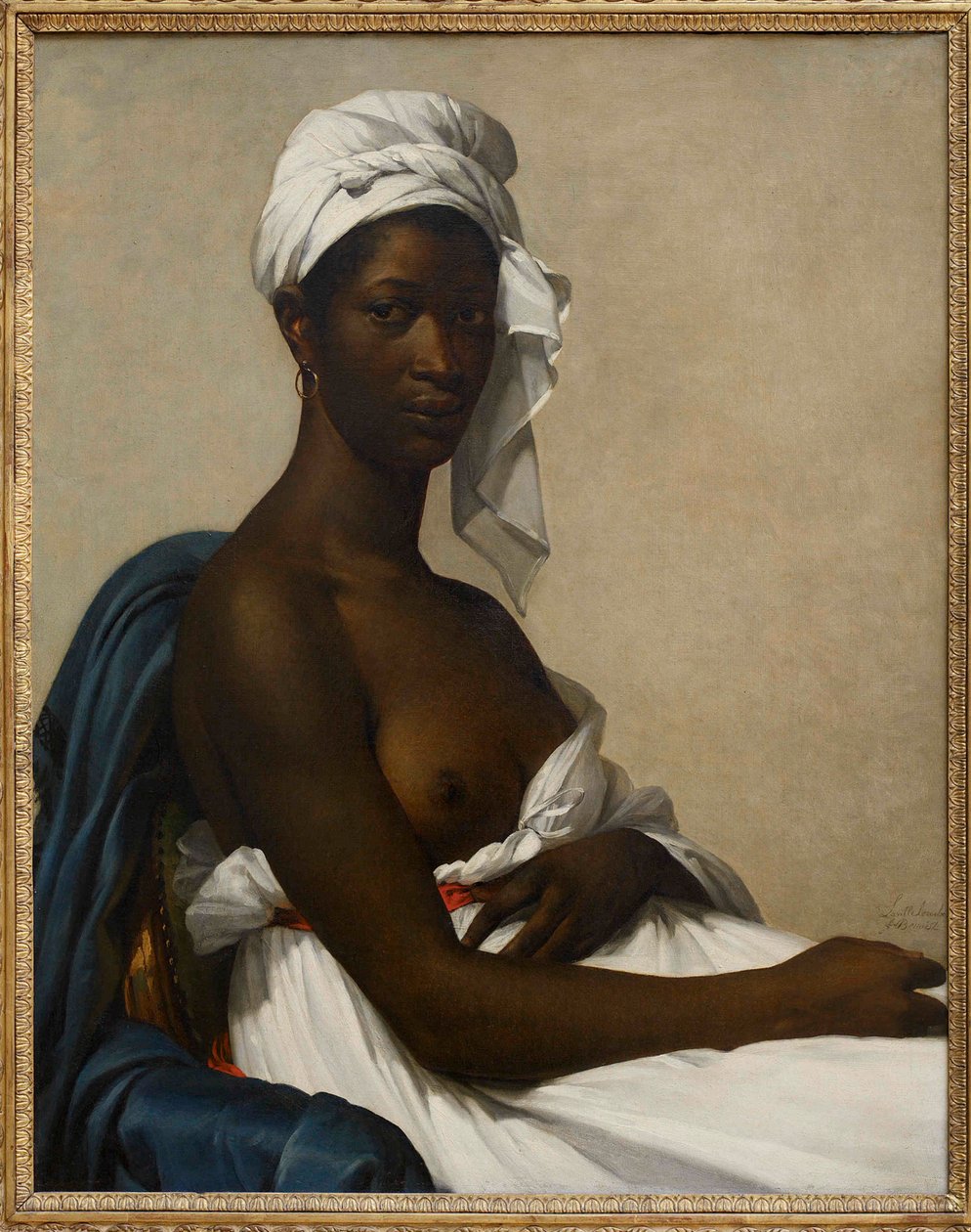 Siyah bir kadının portresi, 1800. by Marie Guillemine Benoist