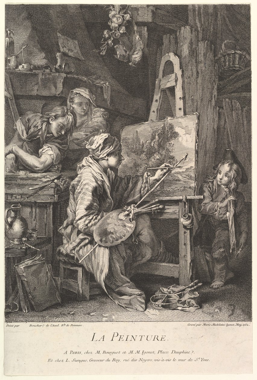 Resim, 1752. by Marie Madeleine Igonet
