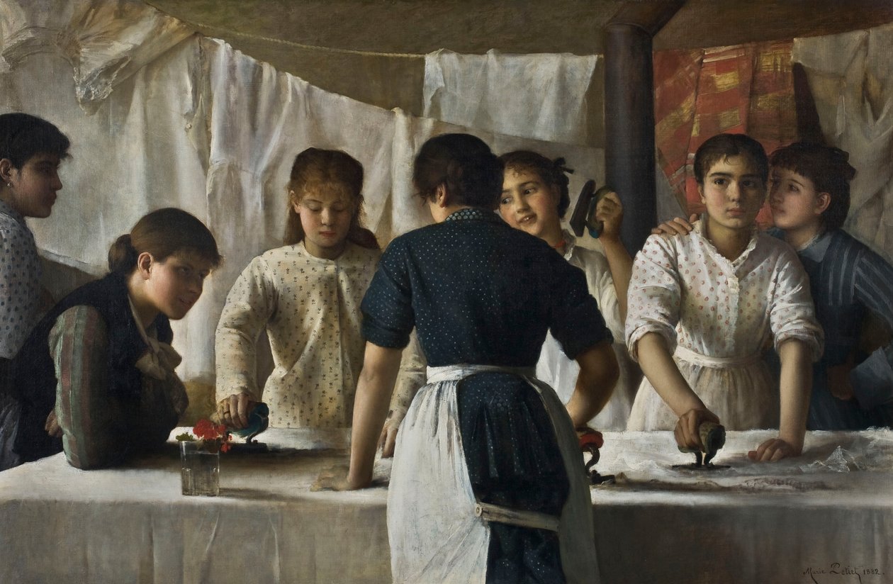 Çamaşırhaneler, 1882. by Marie Petiet