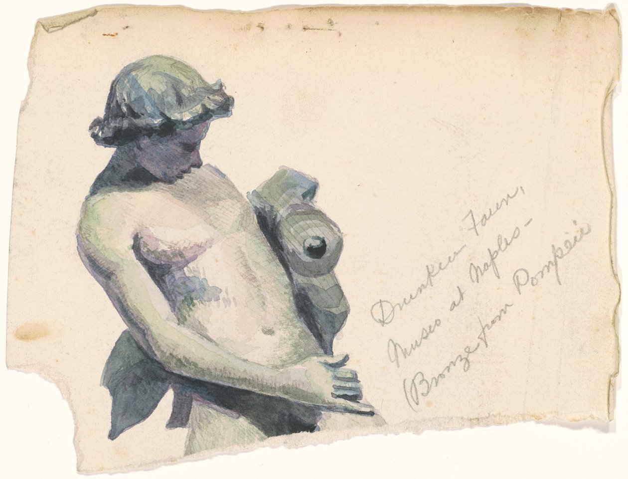 Sarhoş Faun, Napoli Müzesi by Marietta Minnigerode Andrews