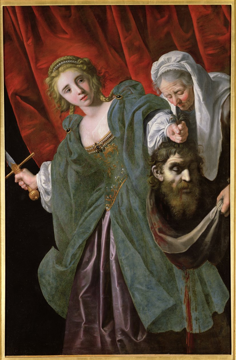 Judith (tuval üzerine yağlı boya) by Mario Balassi
