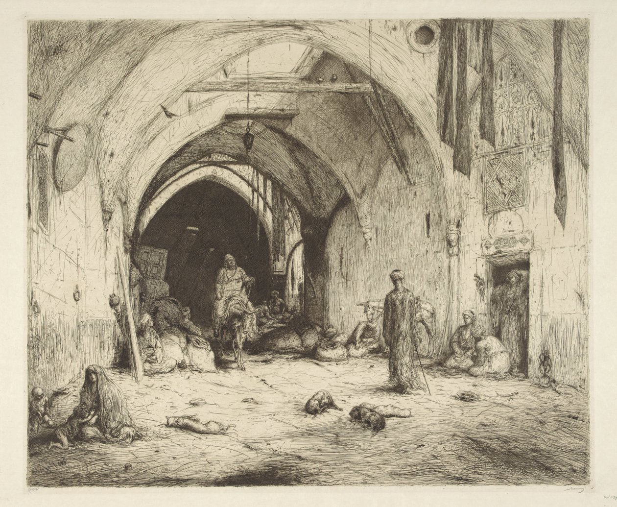 Şam'daki Çarşı by Marius Bauer