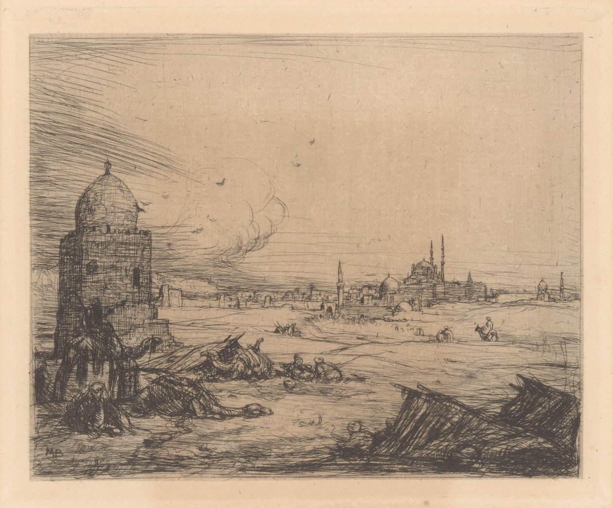 Camiler ile şehir manzarası by Marius Bauer