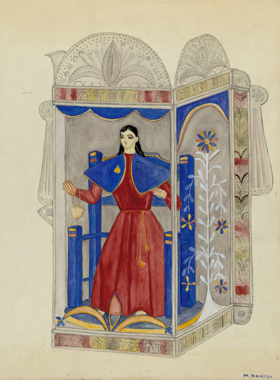 Santo Nino ile Tin Nicho, c. 1937. by Marjery Parish