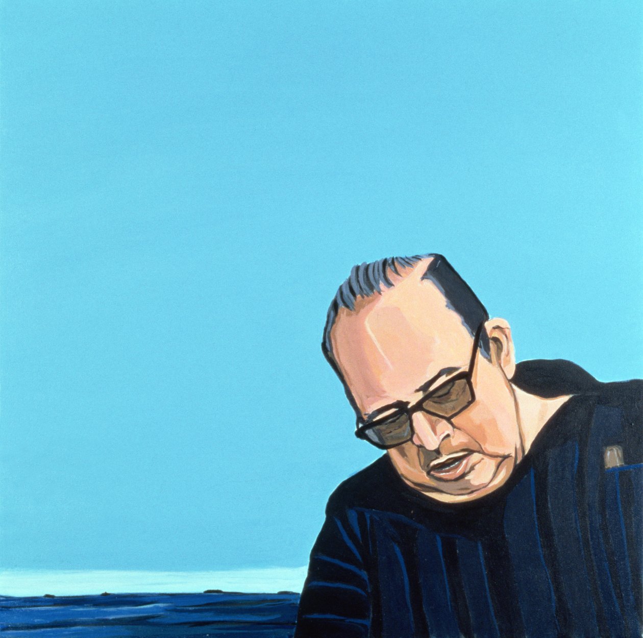 Cuban Portrait #7, 1996 (tuval üzerine akrilik) by Marjorie Weiss