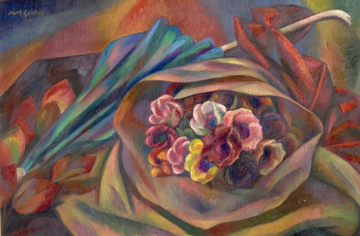 Buket ve Güneşlik by Mark Gertler