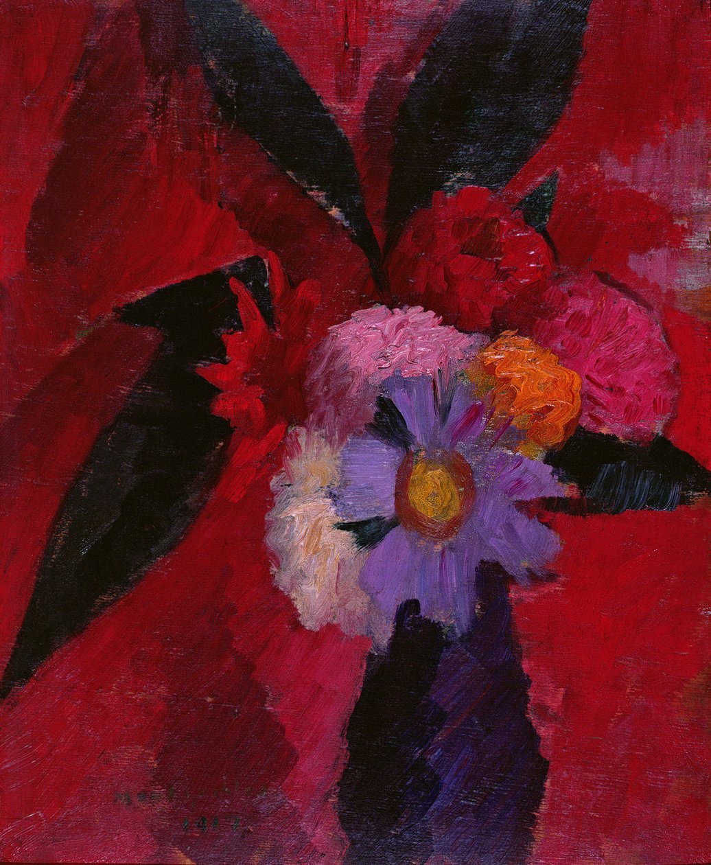 Çiçekler, 1917 by Mark Gertler