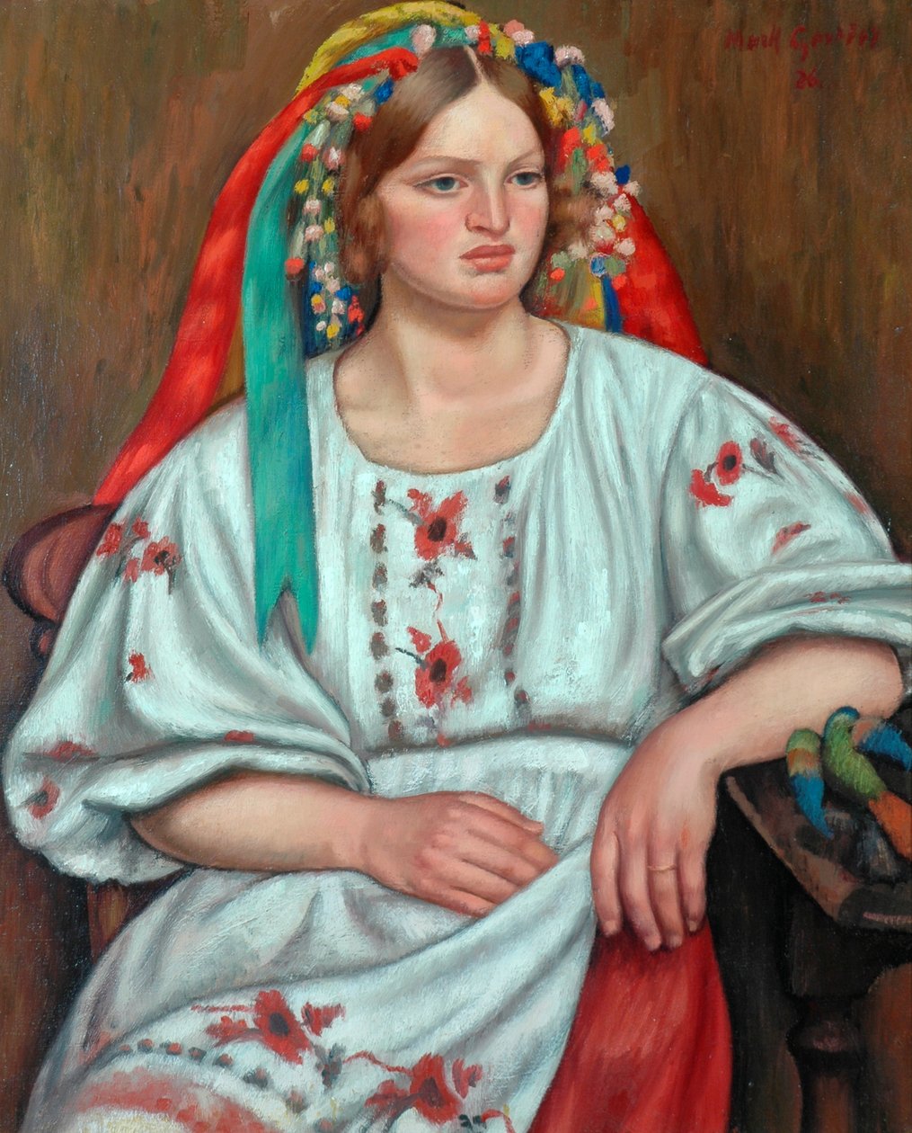 Rus Köylü Kızı, 1926 by Mark Gertler