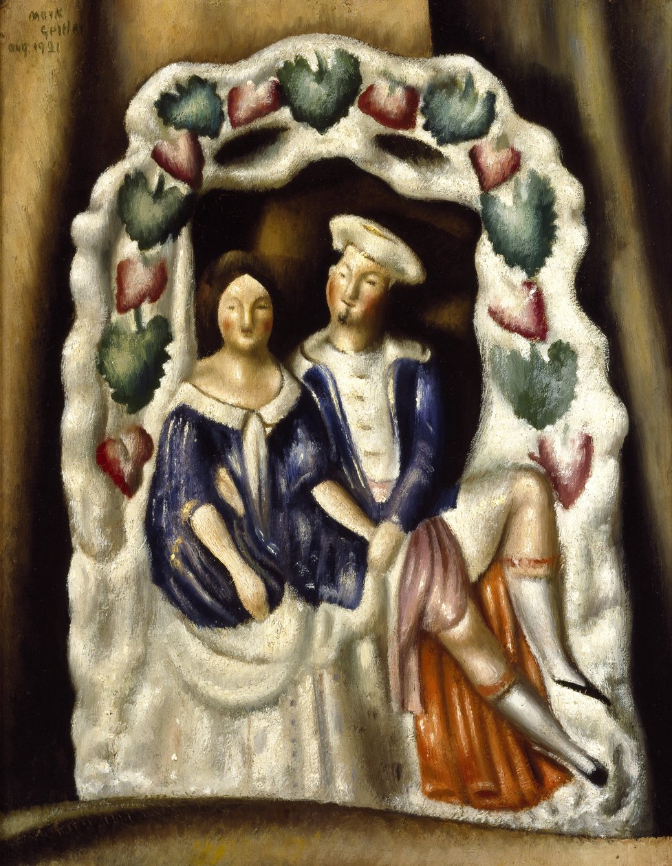 Staffordshire Grubu, 1921 by Mark Gertler
