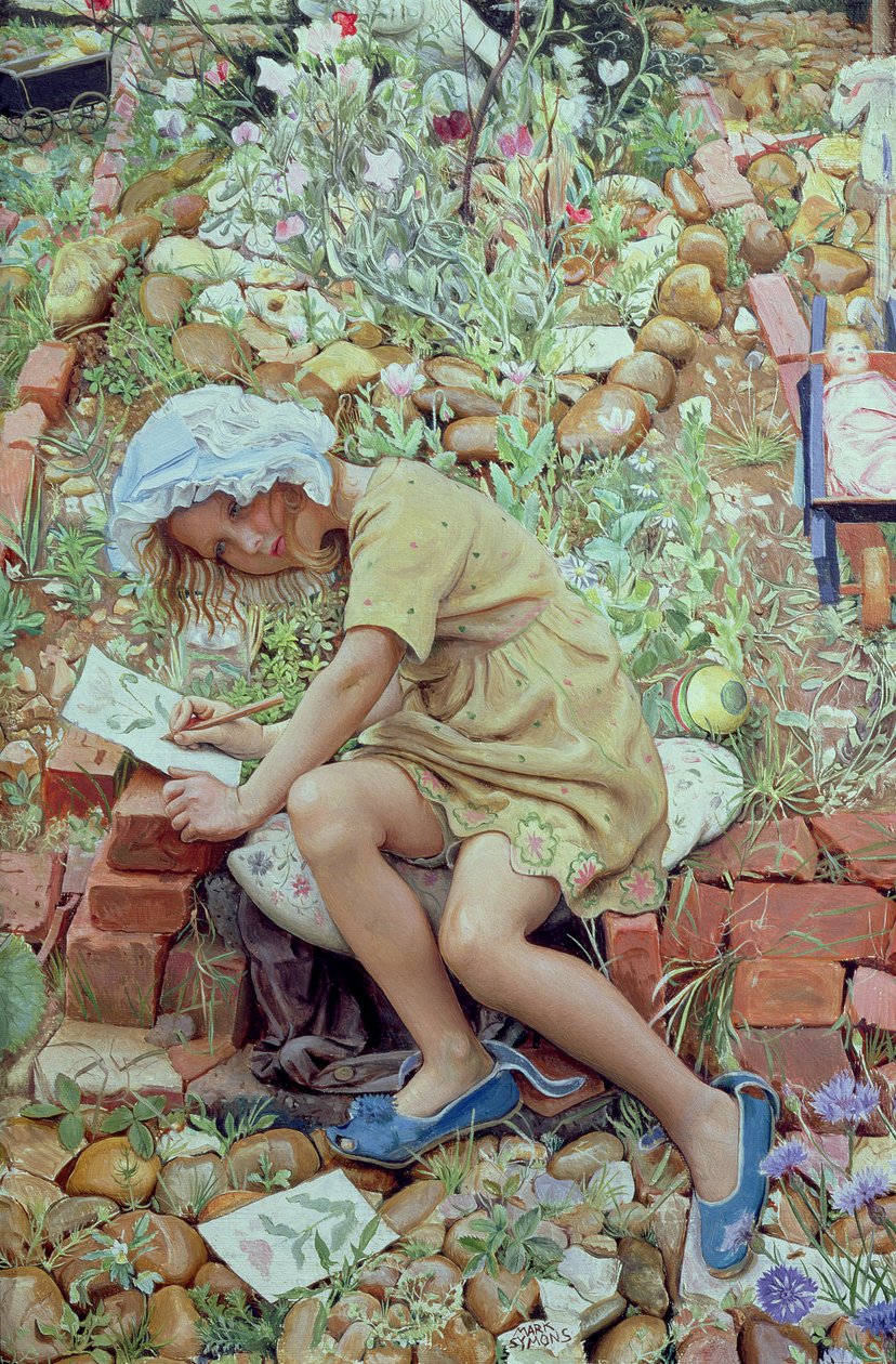 Bahçedeki Molly, 1930 by Mark Lancelot Symons