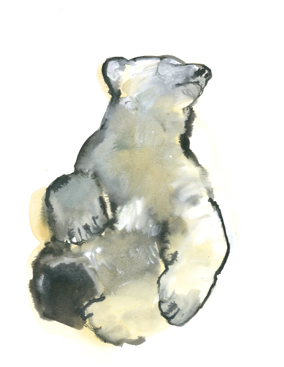 Bliss, 2015, (kağıt üzerine sulu boya) by Mark Adlington