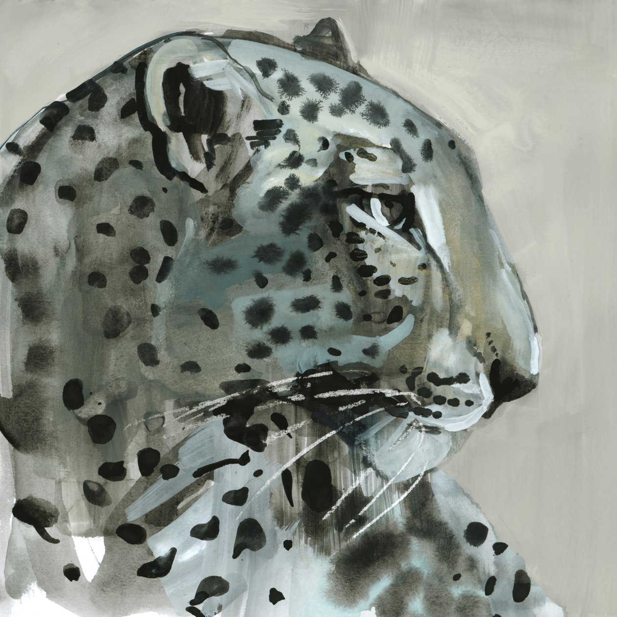 Gölge, 2015, (kağıt üzerine sulu boya) by Mark Adlington