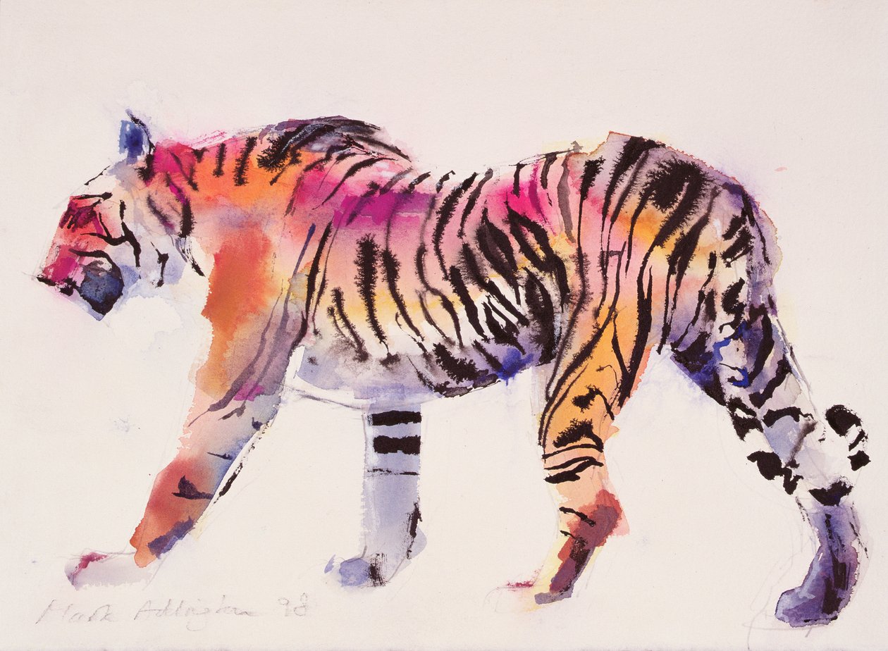 Stripey (kağıt üzerine mürekkep ve wc) by Mark Adlington