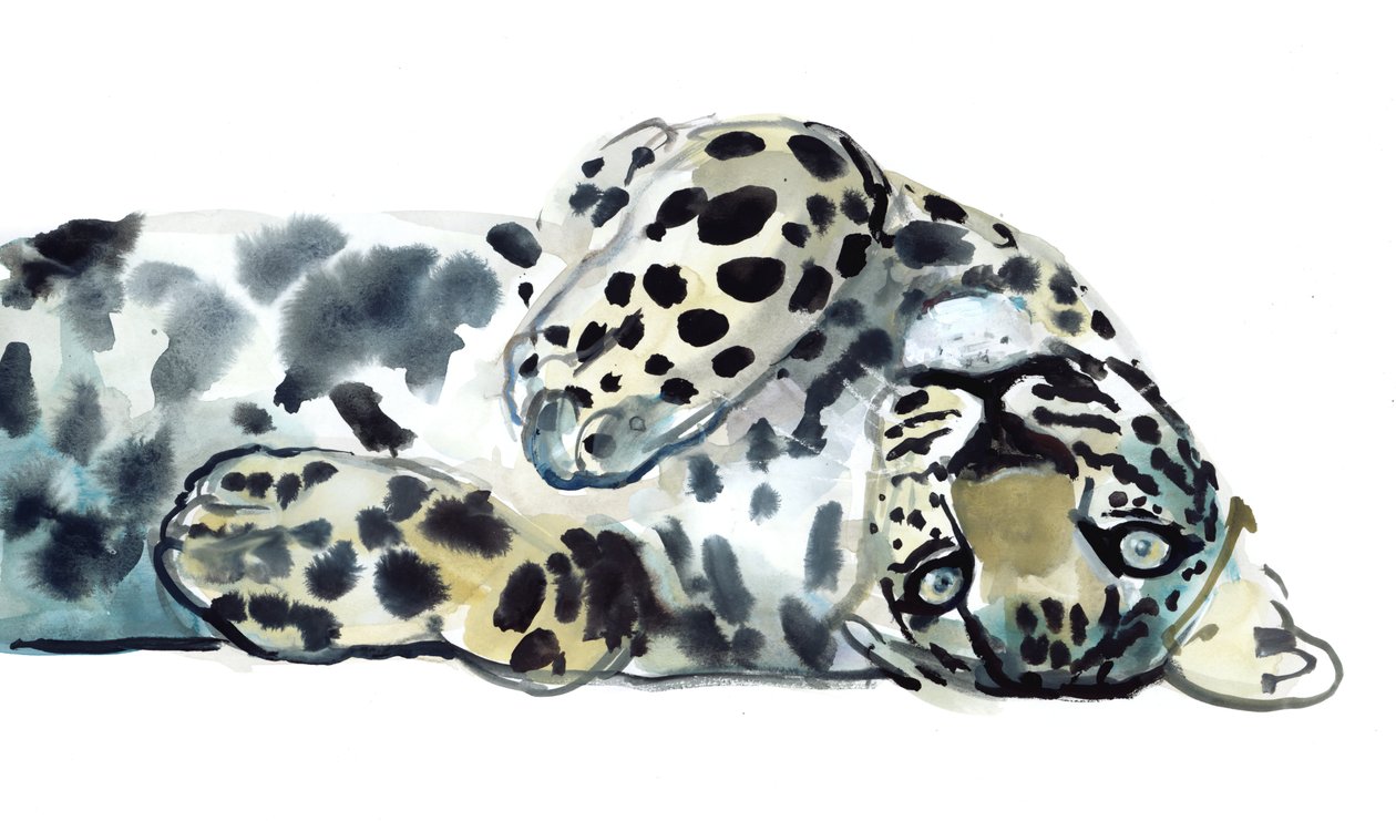 Upside Down, 2015, (kağıt üzerine sulu boya) by Mark Adlington