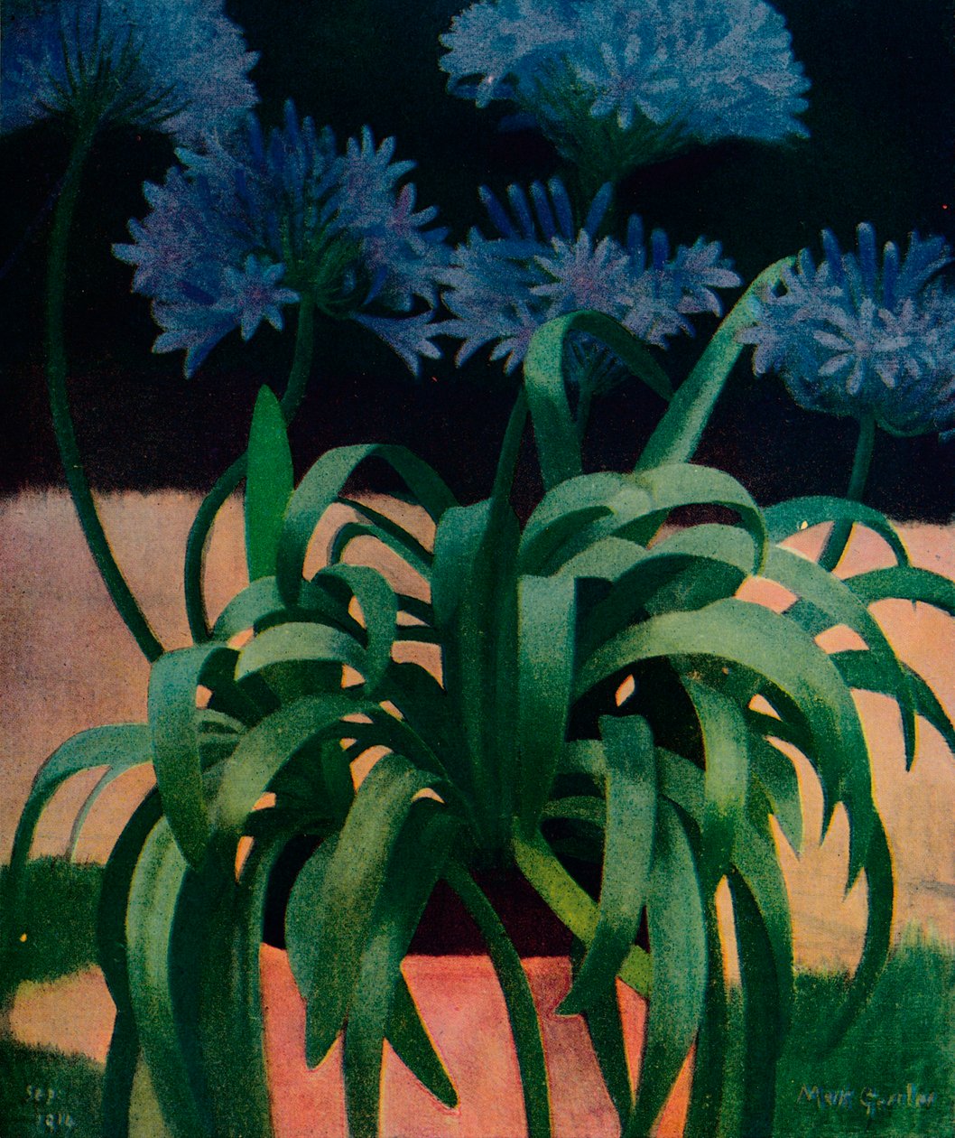 Agapanthus, 1914, c1932 by Mark Gertler