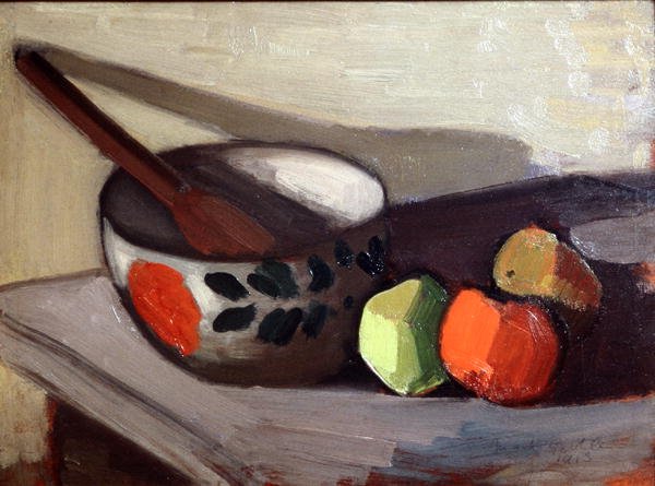 Kase, Kaşık ve Elma by Mark Gertler