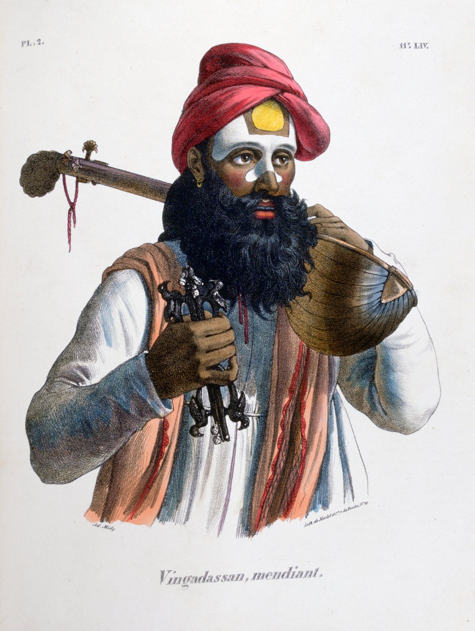 Dilenci, 1828. by Marlet et Cie