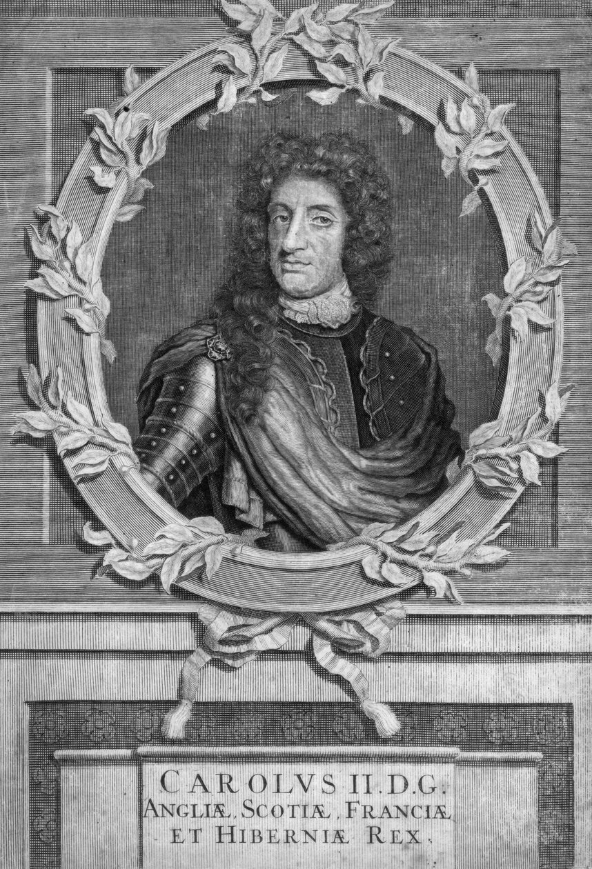Charles II, İngiltere, İskoçya ve İrlanda Kralı. by Marrebeeck