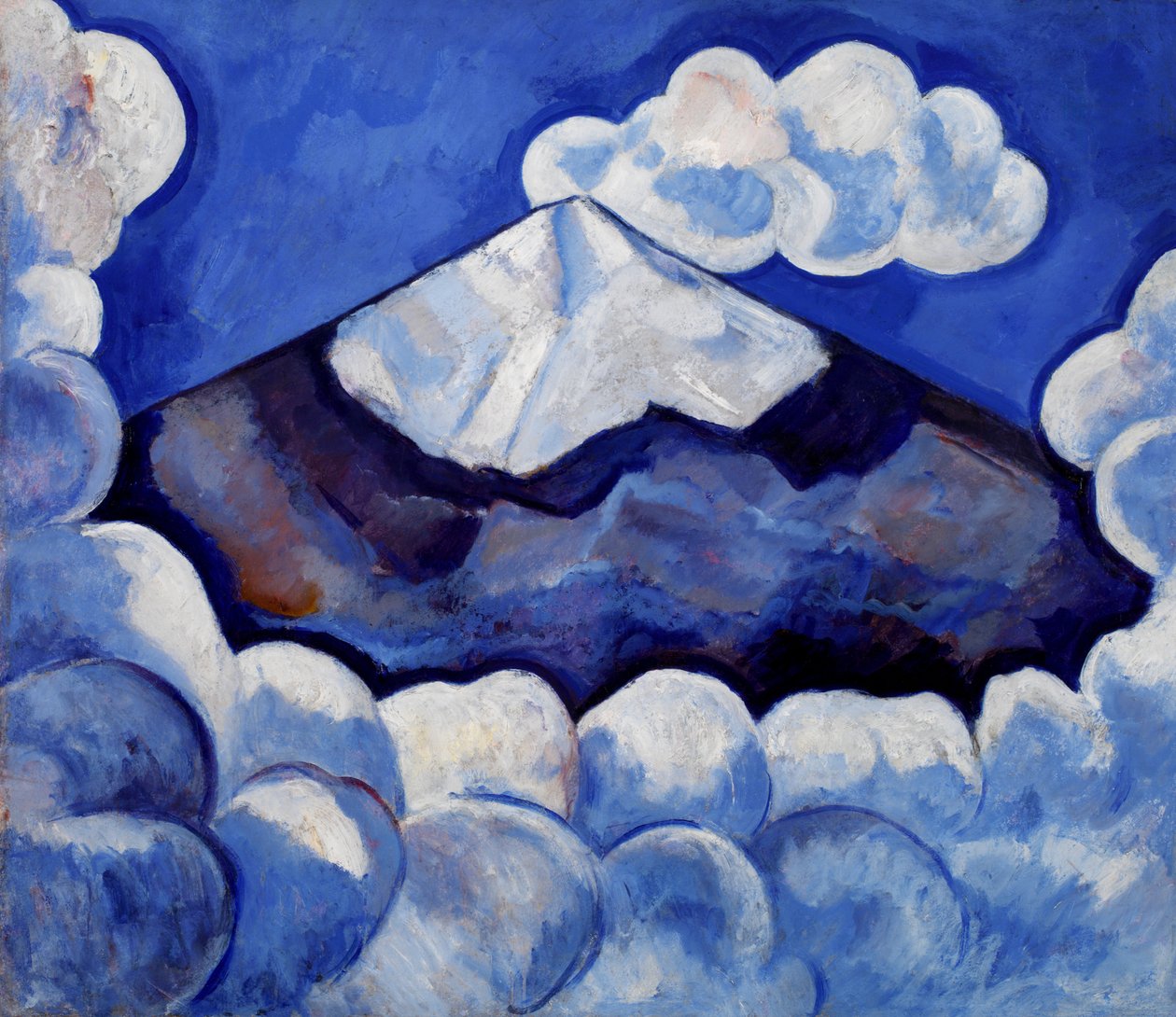 Popocatepetl, Ruhlu Sabah -- Meksika, 1932. by Marsden Hartley