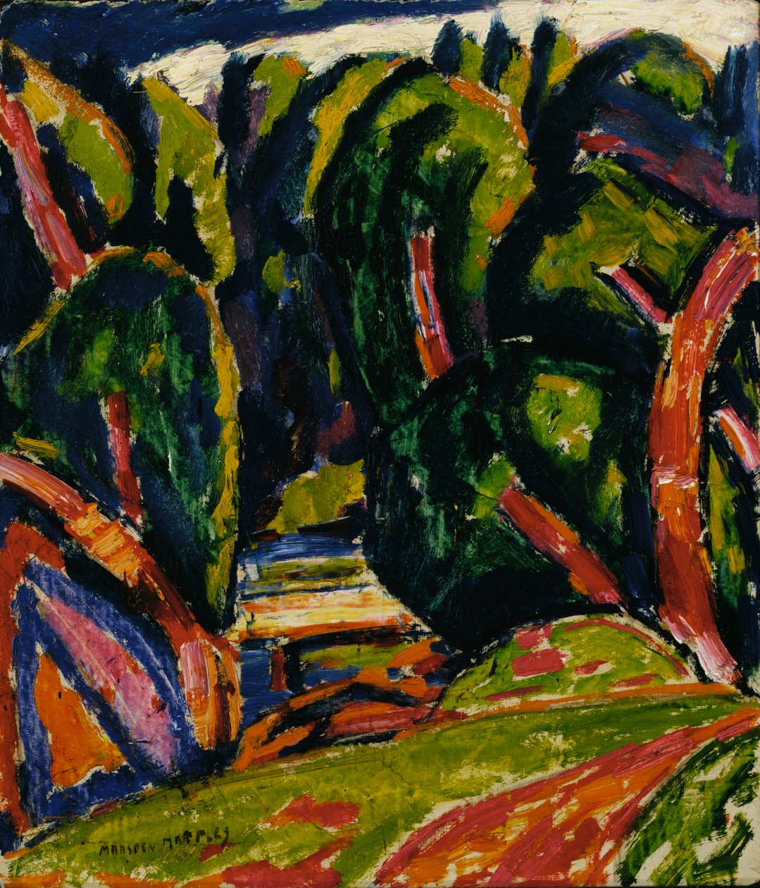 Kızıl Ağaç, 1910. by Marsden Hartley